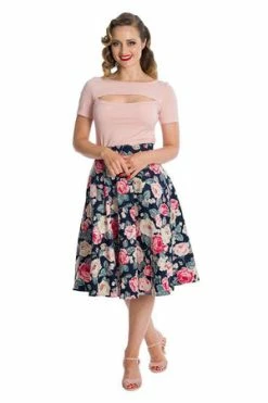 Banned Rose Jersey Top -Clorhing Shop 06 29 TP10430PINK 0201 300x