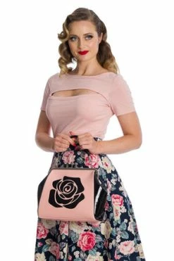 Banned Rose Jersey Top -Clorhing Shop 06 29 TP10430PINK 0205 300x