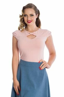 Banned Be Free Jersey Top 21 Banned Be Free Jersey Top -Clorhing Shop 06 29 TP10432PINK 0884 300x