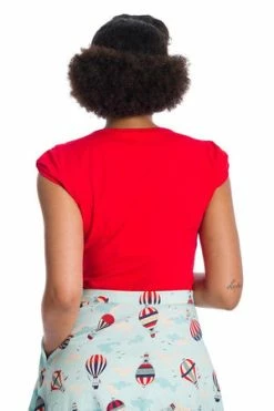 Banned Be Free Jersey Top 24 Banned Be Free Jersey Top -Clorhing Shop 06 29 TP10432RED 0528 300x