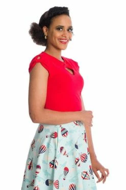 Banned Be Free Jersey Top 25 Banned Be Free Jersey Top -Clorhing Shop 06 29 TP10432RED 0535 300x