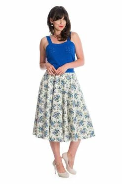 Banned Dora Strap Knit Top -Clorhing Shop 06 29 TP10434BLUE 0478 300x