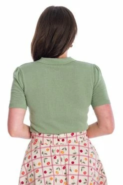 Banned Beth Knit Top 28 Banned Beth Knit Top -Clorhing Shop 06 29 TP10435GREEN 0433 300x