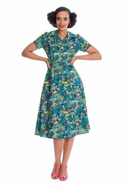 Banned Forest Dress -Clorhing Shop 06 30 DR16649NAVY 1239 300x