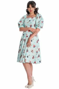 Banned Vintage Globe Dress -Clorhing Shop 06 30 DR16666 1171 300x