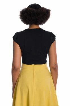 Banned Be Free Jersey Top 29 Banned Be Free Jersey Top -Clorhing Shop 06 30 TP10432BLK 0972 300x