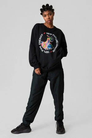 Long Clothing 100% Pure Energy Sweatshirt - Unisex 4 Long Clothing 100% Pure Energy Sweatshirt - Unisex - Image 4