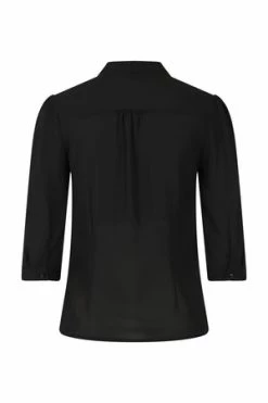 Banned Perfect Pussybow Blouse -Clorhing Shop 1564484908BL14030RBLK 20 3 300x