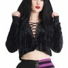 Banned Big Crush Crop Hoodie