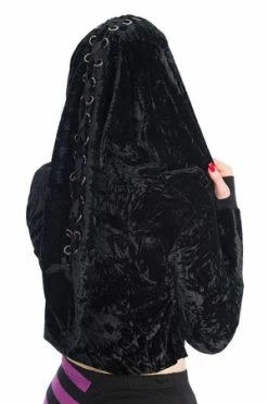 Banned Big Crush Crop Hoodie -Clorhing Shop 1625755703HD59028 BLK. 20LG67017 PUR 0039 300x