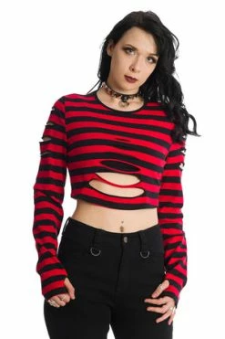 Banned Chantrea Top -Clorhing Shop 1625831523TP10385RED 0343 300x