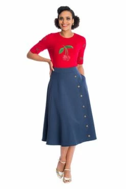 Banned Sweet Summer Cherry Jumper -Clorhing Shop 162747670406 29 JP57083RED 0655 300x