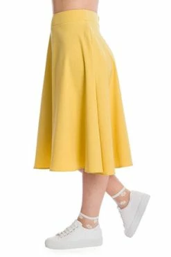 Banned My Summer Staple Swing Skirt -Clorhing Shop 162747827206 29 SK25355YELLOW 20CA21121YELLOW 0369 300x