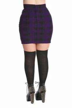 Banned Rhan Skirt 14 Banned Rhan Skirt -Clorhing Shop 1642519039SK25406PUR 203639 300x