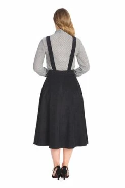 Banned Mary Jane Pinafore Dress -Clorhing Shop 1642522742DR16713 20BLK0639 300x