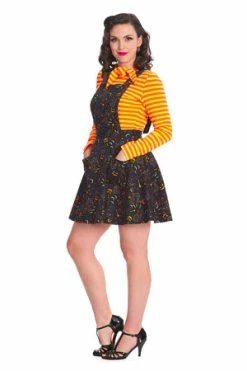 Banned All Hallows Cat Pinafore Dress -Clorhing Shop 1642524973DR167621482 300x