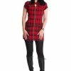 Banned Tartan Night Zip Dress