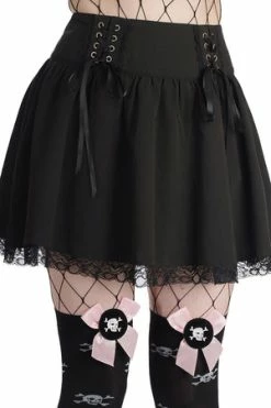 Banned Sakura Skirt 25 Banned Sakura Skirt -Clorhing Shop 1659022544SK25412BLK 5 300x