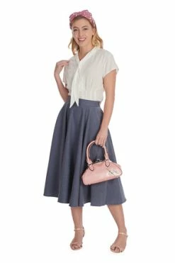 Banned Summer Ahoy Blouse -Clorhing Shop 1659038939BL14156WHT13209 300x