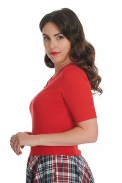 Banned Sweet Sunny Jumper -Clorhing Shop 1659039892JP57104REDSK25418NAVYRED12651 300x