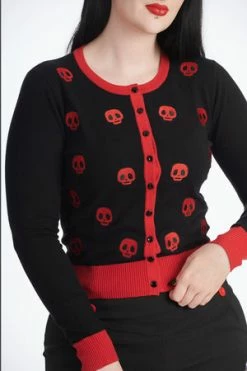 Banned Sail & Skull Cardigan -Clorhing Shop 1659525522CA21160 20BLK 20RED 4 300x