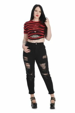 Banned Toxicbby Top -Clorhing Shop 1659532952TP10511BLK 20RED 2 300x