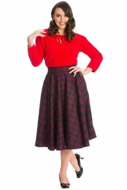 Banned Adore Her Check Skirt -Clorhing Shop Adore Her Check Skirt Banned 3 300x