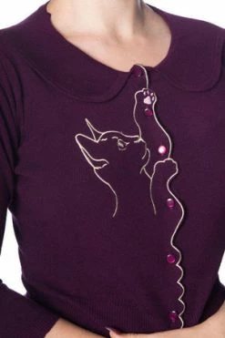 Banned Cat Scallop Collar Cardi -Clorhing Shop Cat Scallop Collar Cardi Banned 24 300x