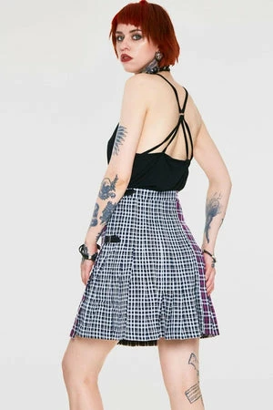 JAWBREAKER Contrast Check Buckled Mini-Kilt 2 JAWBREAKER Contrast Check Buckled Mini-Kilt - Image 2