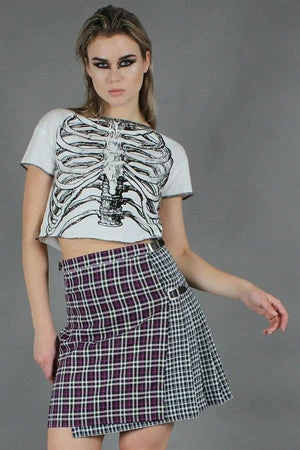 JAWBREAKER Contrast Check Buckled Mini-Kilt 5 JAWBREAKER Contrast Check Buckled Mini-Kilt - Image 5