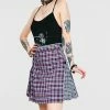 JAWBREAKER Contrast Check Buckled Mini-Kilt