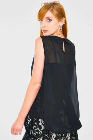 JAWBREAKER Dark Chiffon Top 2 JAWBREAKER Dark Chiffon Top - Image 2