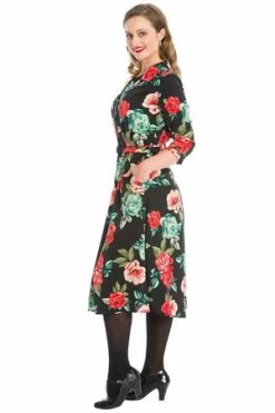 Banned Evening Rose Dress -Clorhing Shop Evening Rose Dress Banned 4 300x