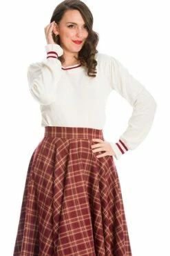 Banned Frill Me Puff Sleeve Frill Jumper -Clorhing Shop Frill Me Puff Sleeve Frill Jumper Banned 11 300x