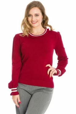 Banned Frill Me Puff Sleeve Frill Jumper -Clorhing Shop Frill Me Puff Sleeve Frill Jumper Banned 4 300x