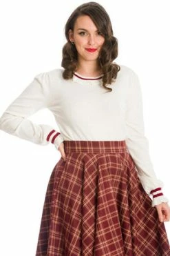 Banned Frill Me Puff Sleeve Frill Jumper -Clorhing Shop Frill Me Puff Sleeve Frill Jumper Banned 9 300x