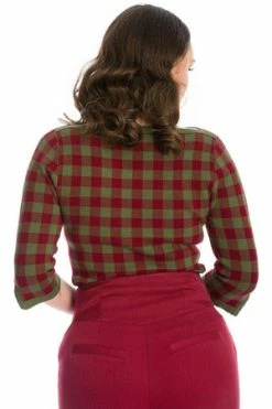 Banned Houndstooth Knit Jumper -Clorhing Shop Houndstooth Knit Jumper Banned 10 300x