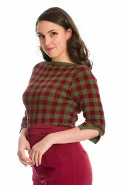 Banned Houndstooth Knit Jumper -Clorhing Shop Houndstooth Knit Jumper Banned 9 300x