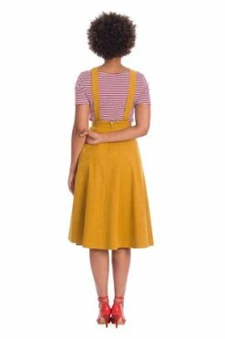 Banned Lifes A Peach Pinafore Dress -Clorhing Shop Lifes A Peach Pinafore Dress Banned 6 300x