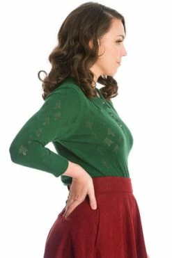 Banned Merry Tree Knit Top -Clorhing Shop Merry Tree Knit Top Banned 4 300x