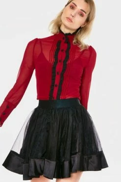 JAWBREAKER Mesh Mini Skirt