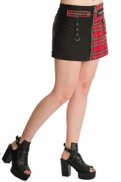 Banned Krampus Skirt -Clorhing Shop SK25369 20BLK 20RED 1315 300x