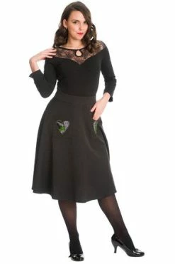 Banned Spider Nights Jersey Top -Clorhing Shop Spider Nights Jersey Top Banned 3 300x