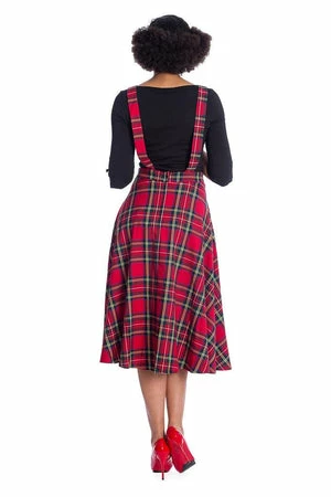 Banned Sweet Tartan Pinafore Dress 2 Banned Sweet Tartan Pinafore Dress - Image 2
