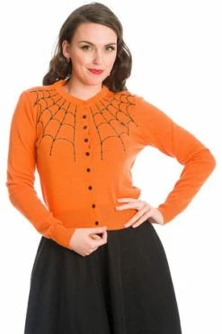 Banned Under Her Web Spell Cardigan
