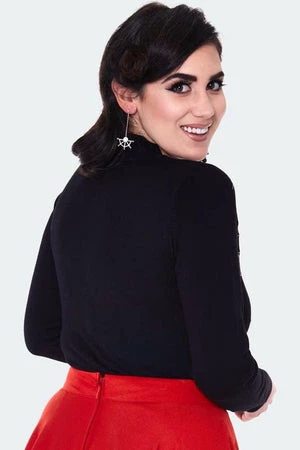 Voodoo Vixen VV X Acid Doll Black Widow Sweater 2 Voodoo Vixen VV X Acid Doll Black Widow Sweater - Image 2