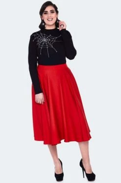 Voodoo Vixen VV X Acid Doll Black Widow Sweater 9 Voodoo Vixen VV X Acid Doll Black Widow Sweater -Clorhing Shop VV X Acid Doll Black Widow Sweater Voodoo Vixen 5 300x