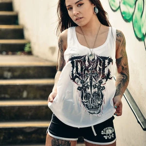 Toxico Metal Skull Racerback Vest 1 Toxico Metal Skull Racerback Vest