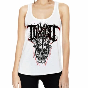 Toxico Metal Skull Racerback Vest 2 Toxico Metal Skull Racerback Vest - Image 2