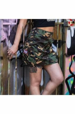 Toxico Woodland Camo Skirt